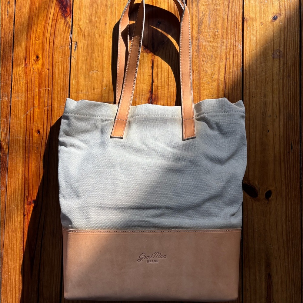 Good Man Brand Canvas and Leather Tote Bag
